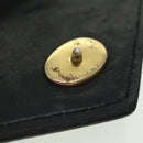 CHANEL Matelasse Chain stone Shoulder Bag Black CC Auth 32695AV-21