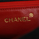 CHANEL Matelasse Chain stone Shoulder Bag Black CC Auth 32695AV-22