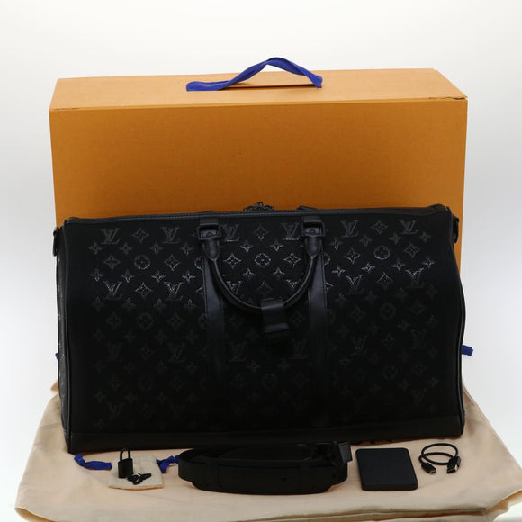 LOUIS VUITTON Monogram Light Up Keepall Bandouliere 50 Boston M44770 Auth 32711SM