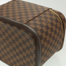 LOUIS VUITTON Damier Ebene Nice Hand Bag SPO 2way N47280 LV Auth 32758V-16