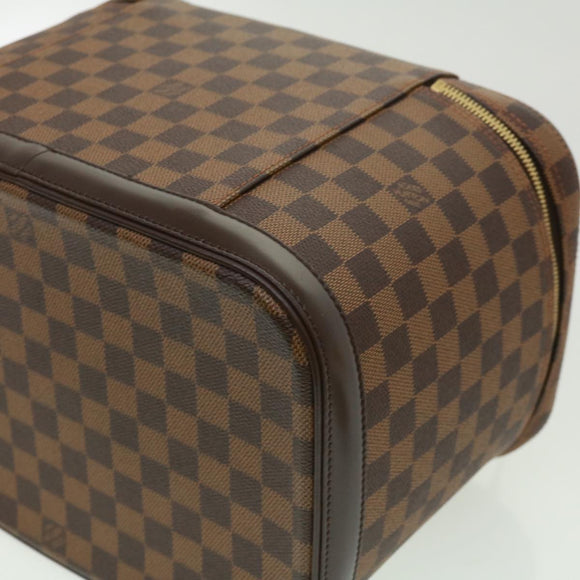 LOUIS VUITTON Damier Ebene Nice Hand Bag SPO 2way N47280 LV Auth 32758SAV