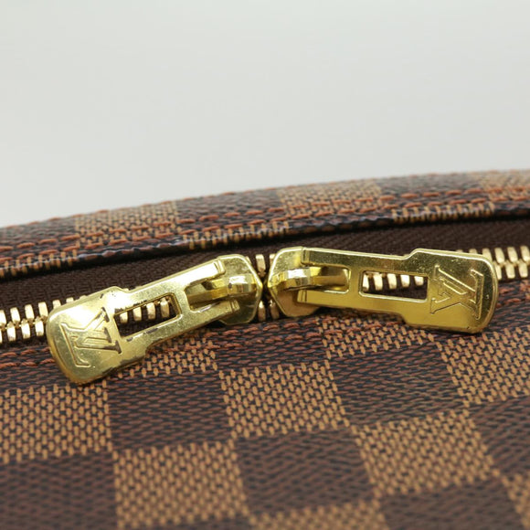 LOUIS VUITTON Damier Ebene Nice Hand Bag SPO 2way N47280 LV Auth 32758SAV