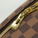 LOUIS VUITTON Damier Ebene Nice Hand Bag SPO 2way N47280 LV Auth 32758V-19