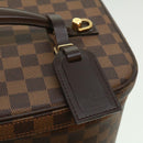 LOUIS VUITTON Damier Ebene Nice Hand Bag SPO 2way N47280 LV Auth 32758SAV-20