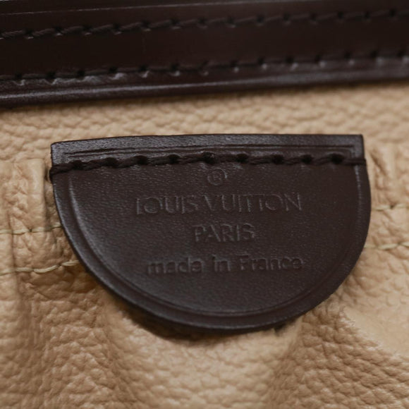 LOUIS VUITTON Damier Ebene Nice Hand Bag SPO 2way N47280 LV Auth 32758V