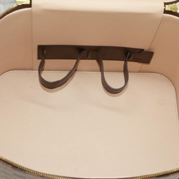 LOUIS VUITTON Damier Ebene Nice Hand Bag SPO 2way N47280 LV Auth 32758SAV