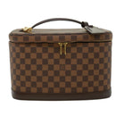 LOUIS VUITTON Damier Ebene Nice Hand Bag SPO 2way N47280 LV Auth 32758V-13