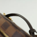 LOUIS VUITTON Damier Ebene Nice Hand Bag SPO 2way N47280 LV Auth 32758SAV-14
