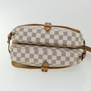 LOUIS VUITTON Damier Azur Saumur 30 Shoulder Bag SPO N48202 LV Auth 32766AV-14