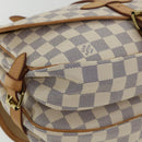 LOUIS VUITTON Damier Azur Saumur 30 Shoulder Bag SPO N48202 LV Auth 32766AV-16