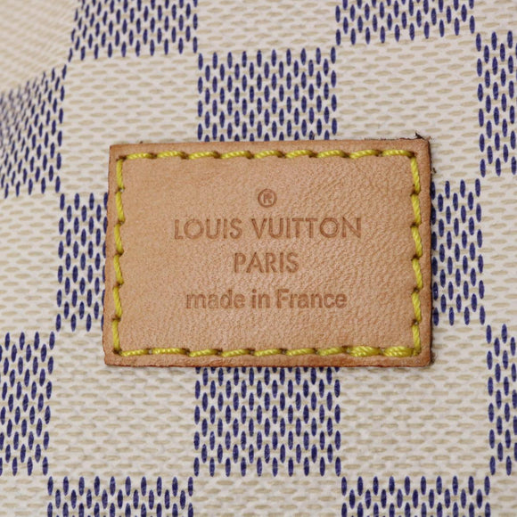 LOUIS VUITTON Damier Azur Saumur 30 Shoulder Bag SPO N48202 LV Auth 32766AV