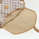 LOUIS VUITTON Damier Azur Saumur 30 Shoulder Bag SPO N48202 LV Auth 32766SAV-9