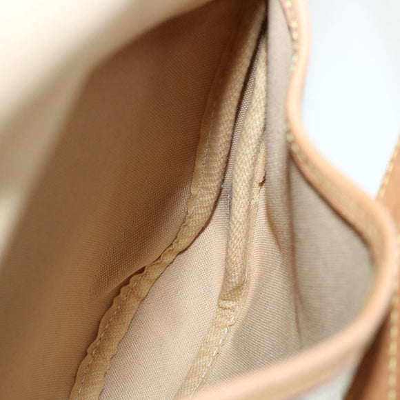 LOUIS VUITTON Damier Azur Saumur 30 Shoulder Bag SPO N48202 LV Auth 32766AV