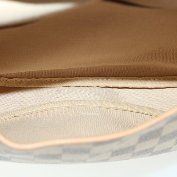 LOUIS VUITTON Damier Azur Saumur 30 Shoulder Bag SPO N48202 LV Auth 32766AV