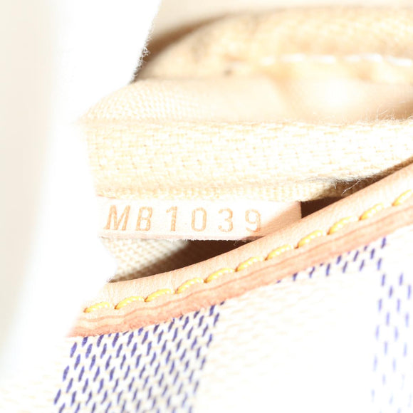 LOUIS VUITTON Damier Azur Saumur 30 Shoulder Bag SPO N48202 LV Auth 32766AV