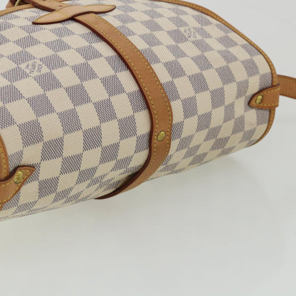 LOUIS VUITTON Damier Azur Saumur 30 Shoulder Bag SPO N48202 LV Auth 32766SAV