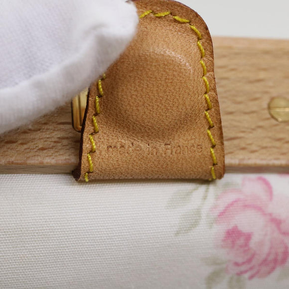 LOUIS VUITTON Monogram Multicolor Abelia Hand Bag Satin White M92936 LV 32798SV