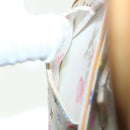 LOUIS VUITTON Monogram Multicolor Abelia Hand Bag Satin White M92936 LV 32798SV-19