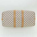 LOUIS VUITTON Damier Azur Keepall Bandouliere 45 Boston Bag N48223 Auth 32852SV-5