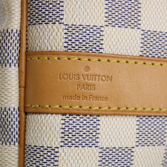 LOUIS VUITTON Damier Azur Keepall Bandouliere 45 Boston Bag N48223 Auth 32852SV
