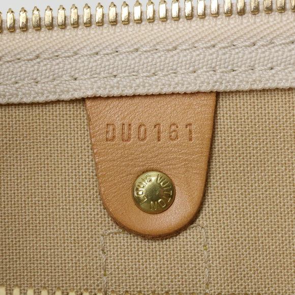 LOUIS VUITTON Damier Azur Keepall Bandouliere 45 Boston Bag N48223 Auth 32852SV