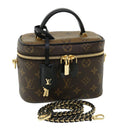 LOUIS VUITTON Monogram Reverse Vanity NVPM Hand Bag 2way M45165 LV Auth 33160S-1
