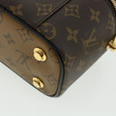 LOUIS VUITTON Monogram Reverse Vanity NVPM Hand Bag 2way M45165 LV Auth 33160S-15
