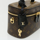 LOUIS VUITTON Monogram Reverse Vanity NVPM Hand Bag 2way M45165 LV Auth 33160S-17