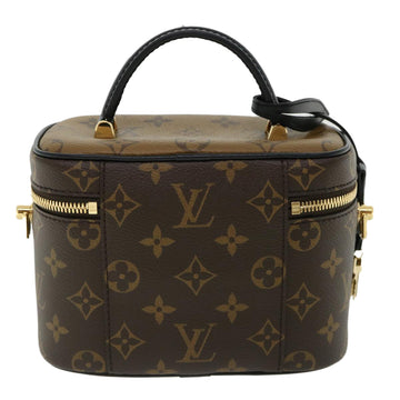 LOUIS VUITTON Monogram Reverse Vanity NVPM Hand Bag 2way M45165 LV Auth 33160S - 0