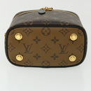 LOUIS VUITTON Monogram Reverse Vanity NVPM Hand Bag 2way M45165 LV Auth 33160S-5
