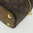 LOUIS VUITTON Monogram Reverse Vanity NVPM Hand Bag 2way M45165 LV Auth 33160S-8