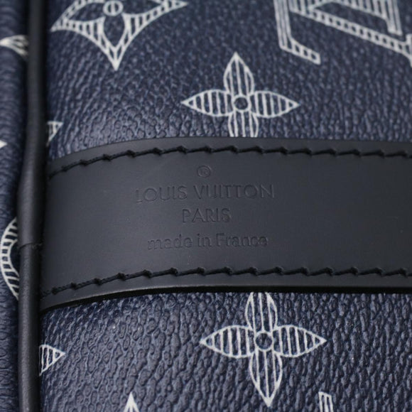 LOUIS VUITTON Monogram savanna Keepall Bandouliere 45 Boston M54129 Auth 33473S