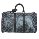 LOUIS VUITTON Monogram savanna Keepall Bandouliere 45 Boston M54129 Auth 33473S-2
