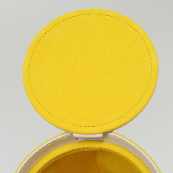 LOUIS VUITTON Monogram Painted Can Hand Bag PVC 2way Yellow M81593 Auth 34199S