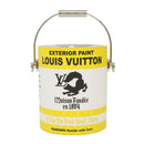 LOUIS VUITTON Monogram Painted Can Hand Bag PVC 2way Yellow M81593 Auth 34199S-13