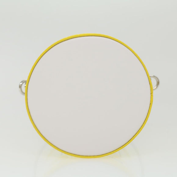 LOUIS VUITTON Monogram Painted Can Hand Bag PVC 2way Yellow M81593 Auth 34199S