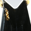 Salvatore Ferragamo Gancini Hand Bag Leather White Gold Tone Auth 34202AV-19