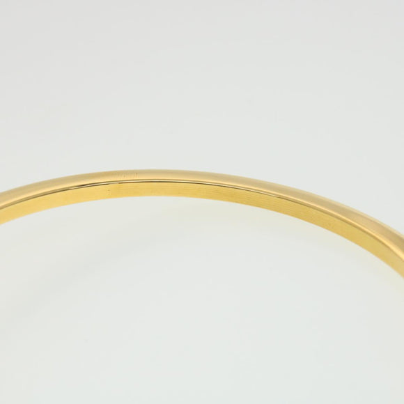 Salvatore Ferragamo Gancini Hand Bag Leather White Gold Tone Auth 34202AV