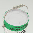 LOUIS VUITTON Monogram Painted Can Hand Bag PVC 2way Green M81592 Auth 34203SM-5