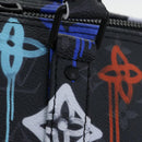 LOUIS VUITTON Monogram Eclipse Keepall Bandouliere 50 Boston M21384 Auth 34215S-20