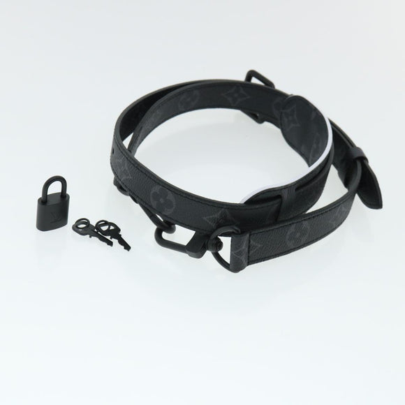 LOUIS VUITTON Monogram Eclipse Keepall Bandouliere 50 Boston M21384 Auth 34215S