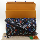 LOUIS VUITTON Monogram Eclipse Keepall Bandouliere 50 Boston M21384 Auth 34215S-12