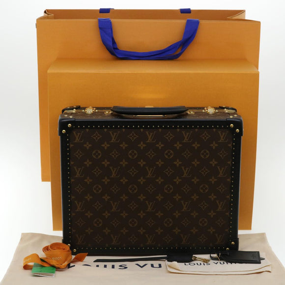 LOUIS VUITTON Monogram Reverse Canvas Cotteville 40 Trunk M20085 LV Auth 34216S