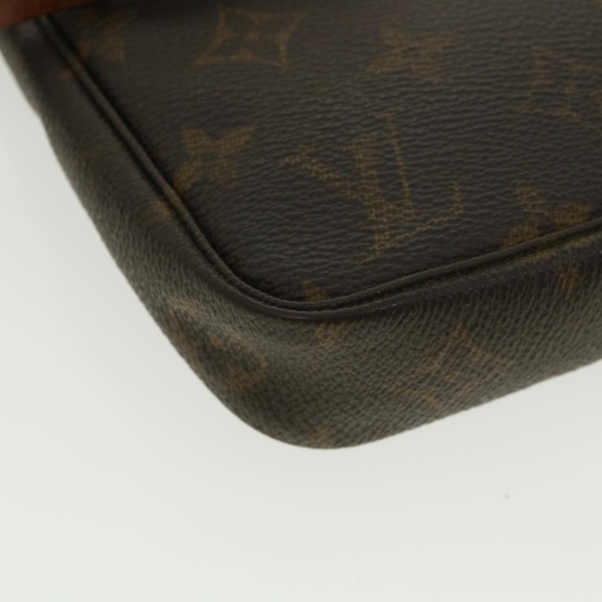 LOUIS VUITTON Monogram Pochette Accessoires Pouch M51980 LV Auth 35498