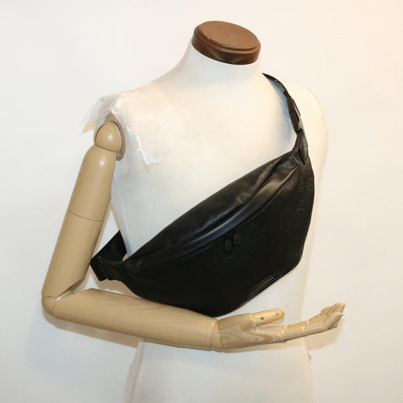 LOUIS VUITTON Monogram Shadow Discovery Bum Bag PM Body Bag M46036 Auth 35611SA