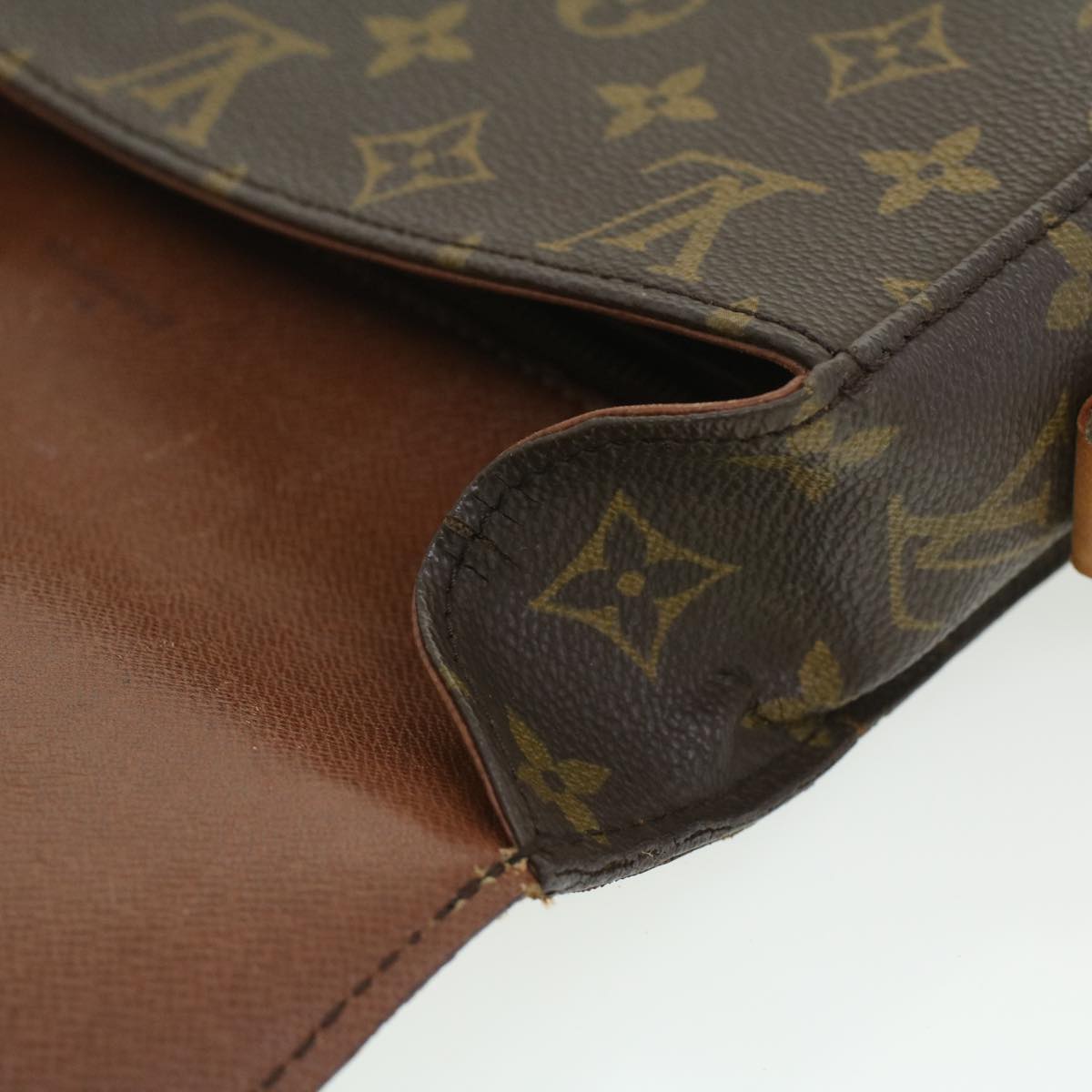 LOUIS VUITTON Monogram Saint Cloud GM Shoulder Bag M51242 LV Auth 35750