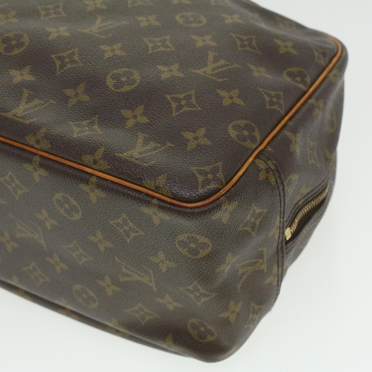 LOUIS VUITTON Monogram Deauville Hand Bag M47270 LV Auth 35806