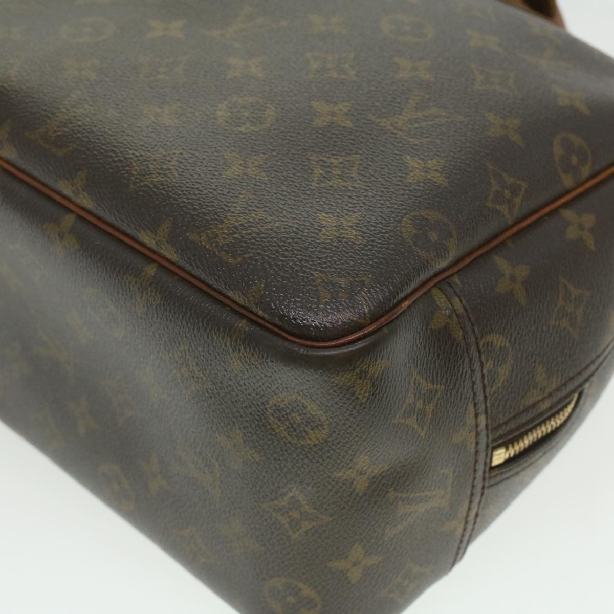 LOUIS VUITTON Monogram Deauville Hand Bag M47270 LV Auth 35807