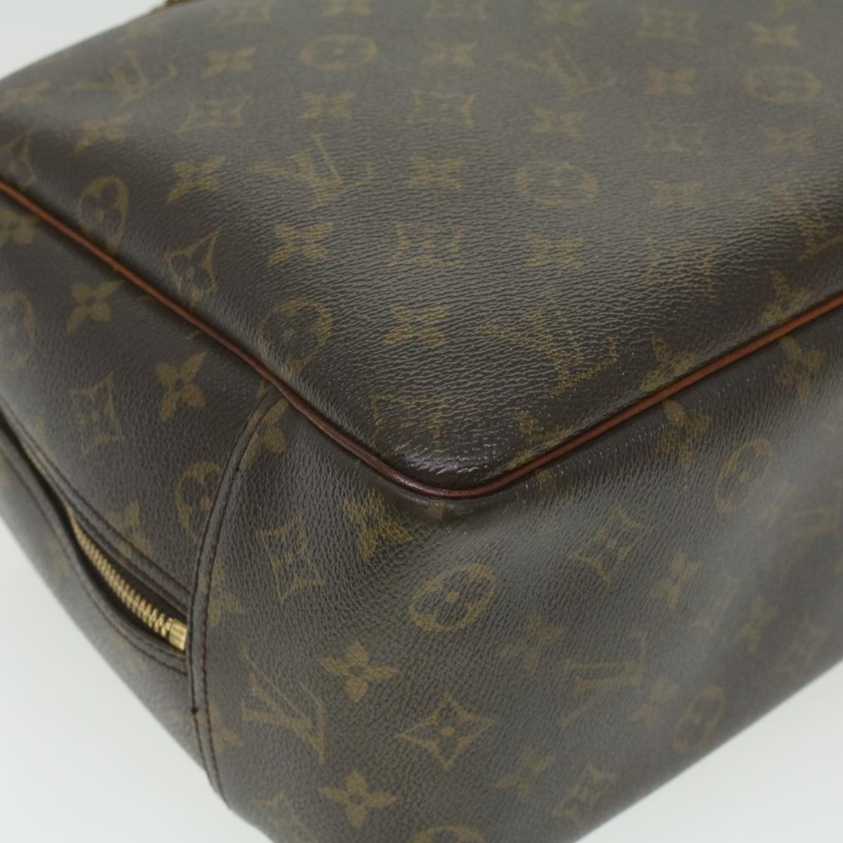 LOUIS VUITTON Monogram Deauville Hand Bag M47270 LV Auth 35807