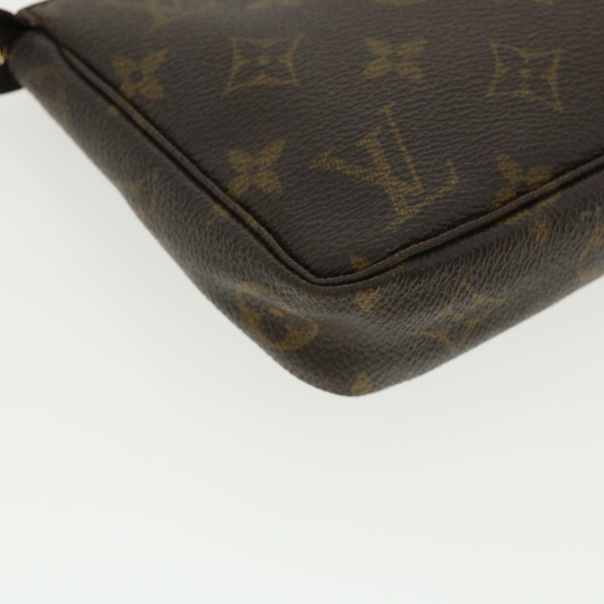 LOUIS VUITTON Monogram Pochette Accessoires Pouch M51980 LV Auth 35839